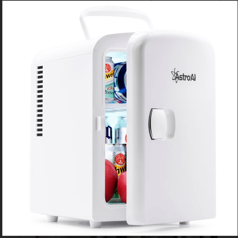 NEW White Mini Fridge.